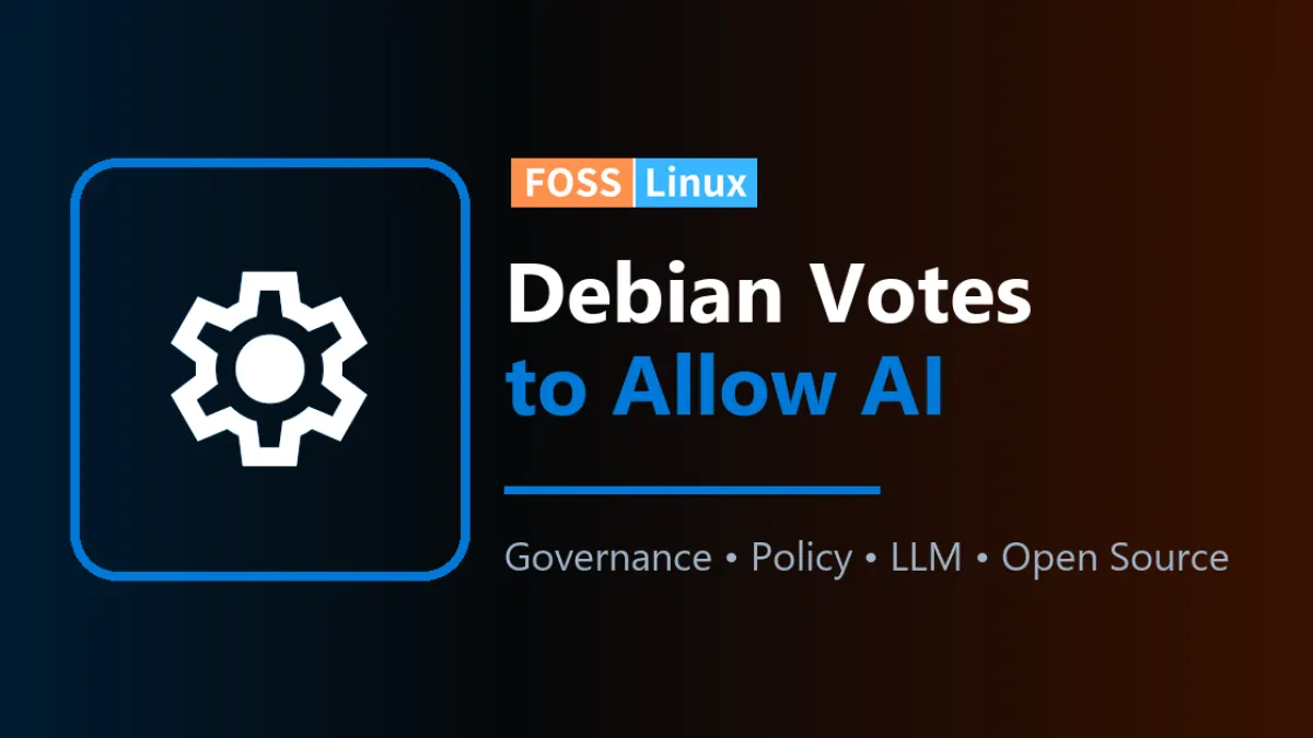 Desenvolvedor utiliza assistente de IA para contribuir com código no Debian
