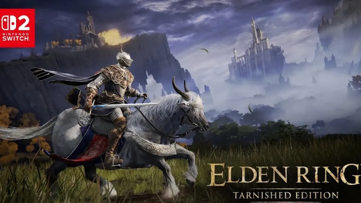 Imagem de gameplay de Elden Ring: Tarnished Edition rodando no Nintendo Switch 2