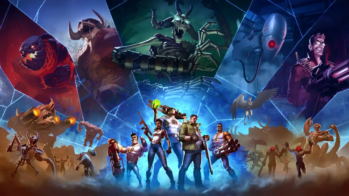 O roguelite aposta em confrontos intensos contra chefes e hordas de inimigos em mundos fragmentados