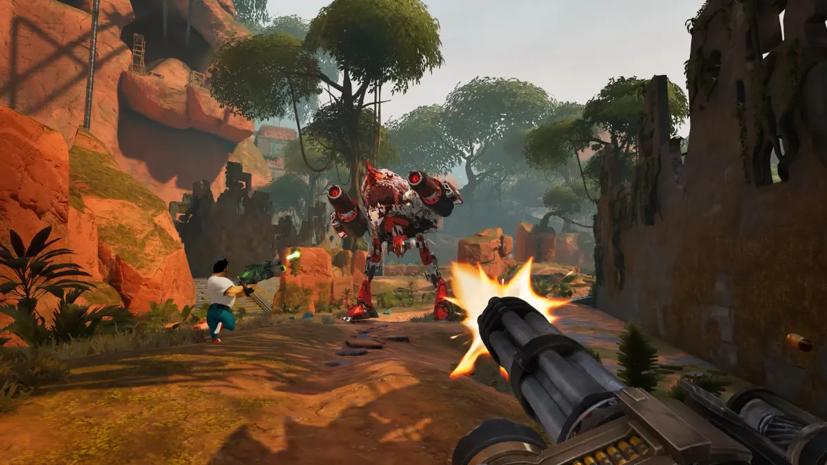 Serious Sam: Shatterverse chega hoje ao PC, PS5 e Xbox com cross-play