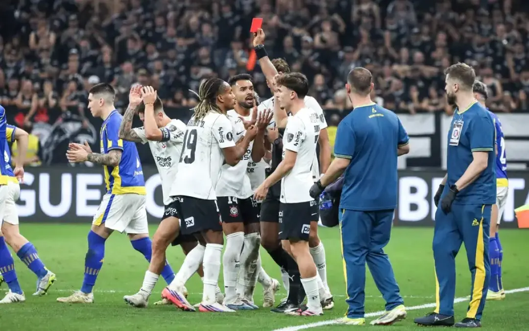 Corinthians ganha de Rosario Central nessa quinta com um a menos pela Libertadores