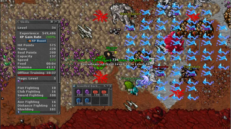 Double XP in Tibia: CipSoft compensates for Premia world reset