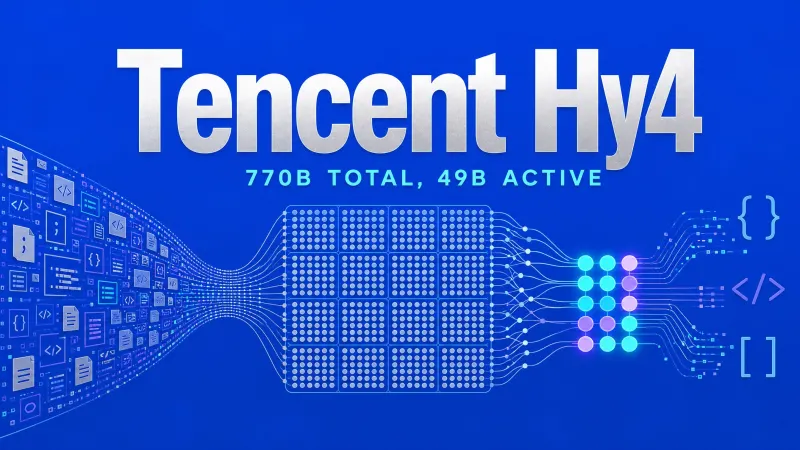 Tencent Releases Hy4 Preview Open-Source with 770B Parameters and 1M Token Context